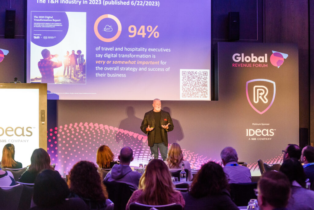 Image of Greg Land speaking at GRF London